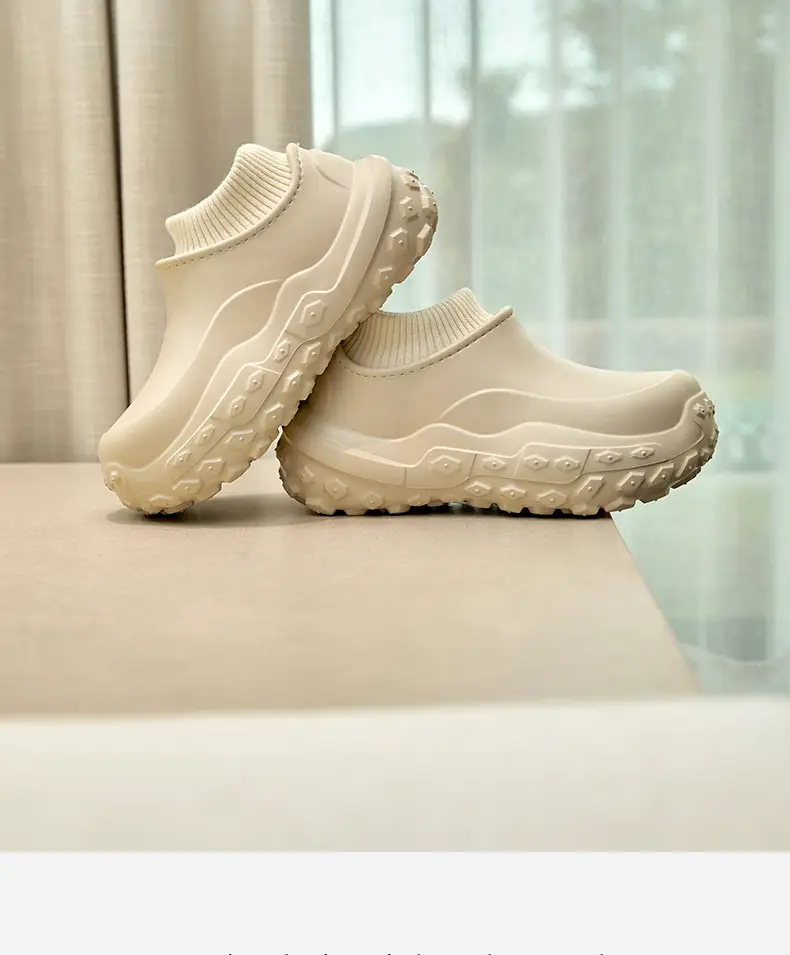New Autumn and Winter Cotton Shoes for Home Use, Thick-Soled Cotton Slippers for Outer Wear, Non-Slip, Waterproof, Dirt-Resistant, Warm and Root-Wrapped Cotton Shoes — feature 17