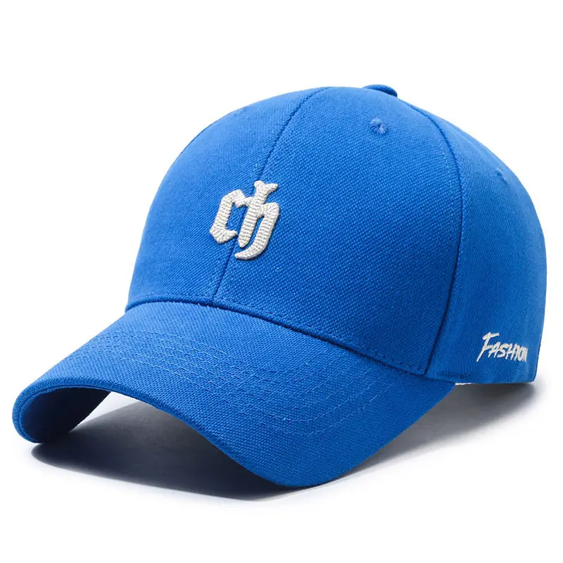 Korean Style Brown Baseball Cap for Women with Wide Brim