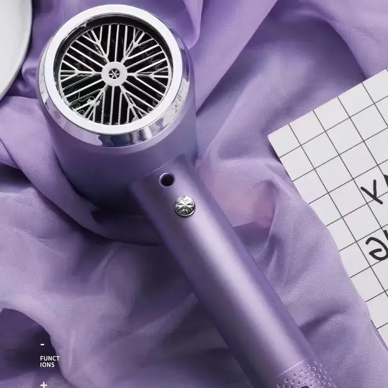 High Power Electric Hair Dryer with Pink Design