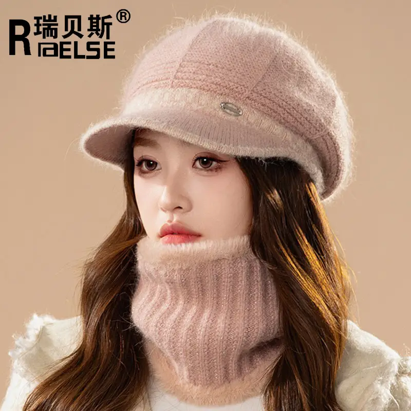 Women Wool Warm Hat Winter Ear Protection Cap