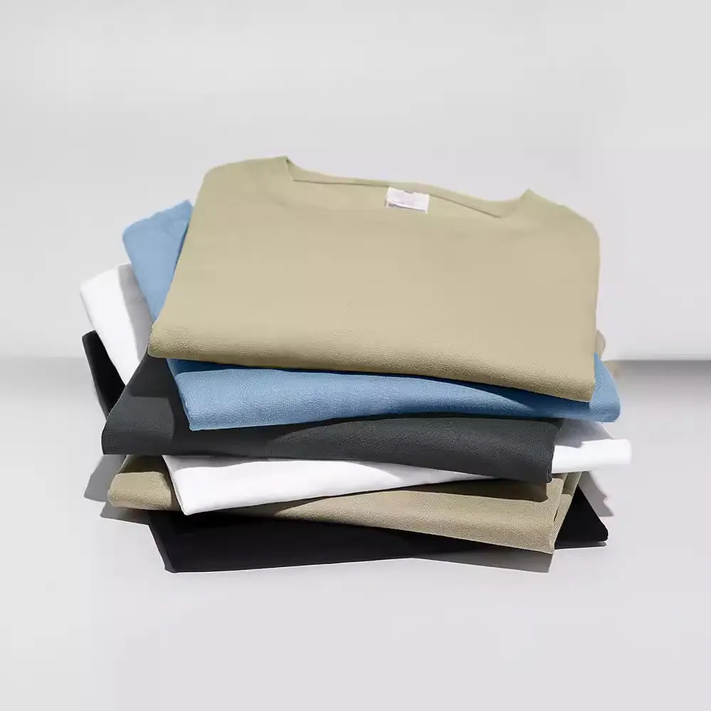 Heavy 230g solid color men's and women's short sleeve bottoming shirt pure white T-shirt combed cotton Tee half sleeve support customization