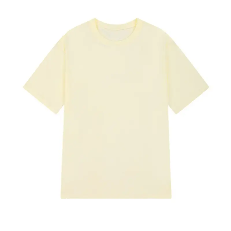 Heavy 230g solid color men's and women's short sleeve bottoming shirt pure white T-shirt combed cotton Tee half sleeve support customization