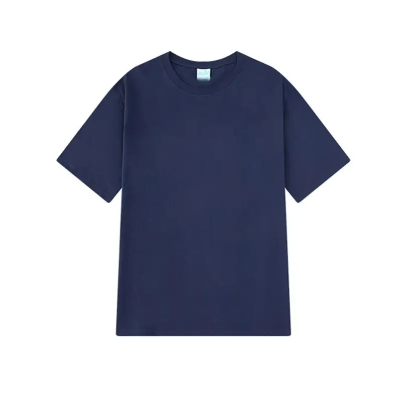 Heavy 230g solid color men's and women's short sleeve bottoming shirt pure white T-shirt combed cotton Tee half sleeve support customization