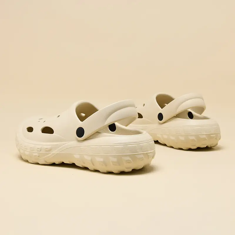 Croc Shoes Women's Summer Outer Wear Thick-Soled Non-Slip Toe-Toe Beach Non-Stinky Feet Wear-Resistant Breathable Men's Sandals - Image 8
