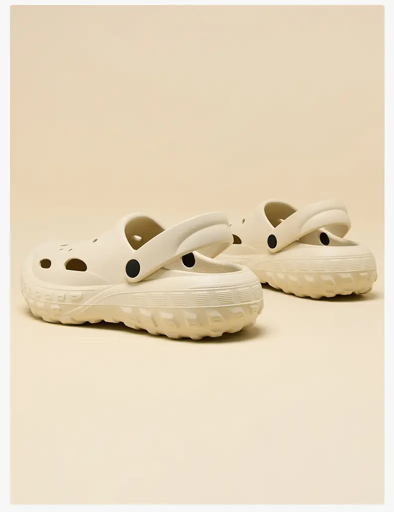 Croc Shoes Women's Summer Outer Wear Thick-Soled Non-Slip Toe-Toe Beach Non-Stinky Feet Wear-Resistant Breathable Men's Sandals — feature 8