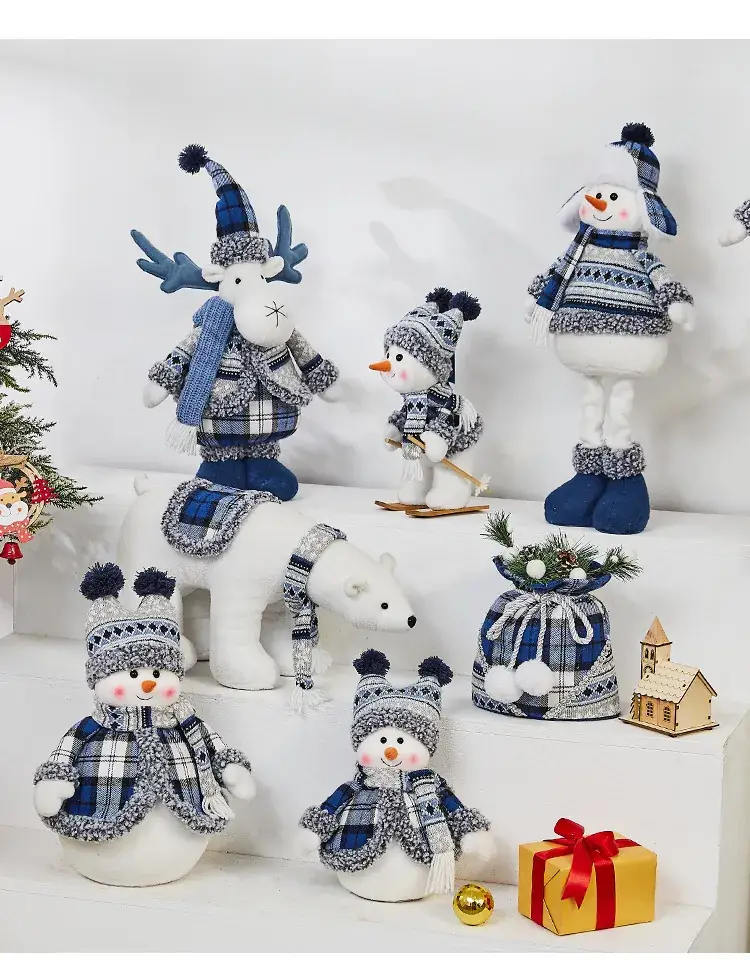 Cross Border Ski Snowman Doll Decor for Christmas — feature 7