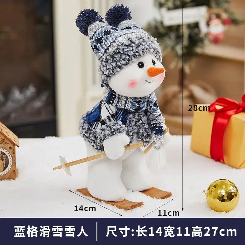 Cross Border Ski Snowman Doll Decor for Christmas - Image 2