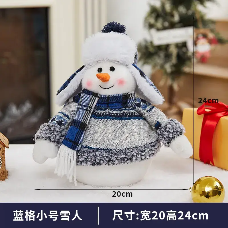 Cross Border Ski Snowman Doll Decor for Christmas - Image 5