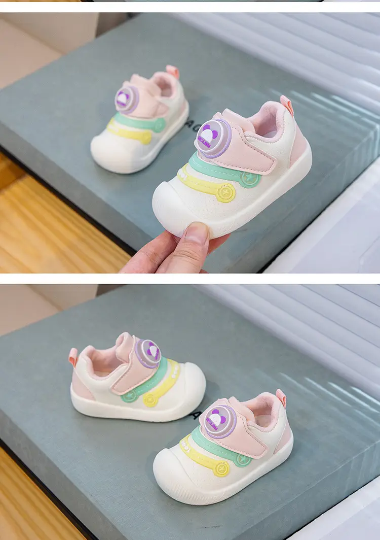 Baby Shoes Autumn New Style Breathable Boys' Indoor Soft Sole Non-slip Baby Toddler Shoes Girls' Single-layer Shoes sneaker — feature 8