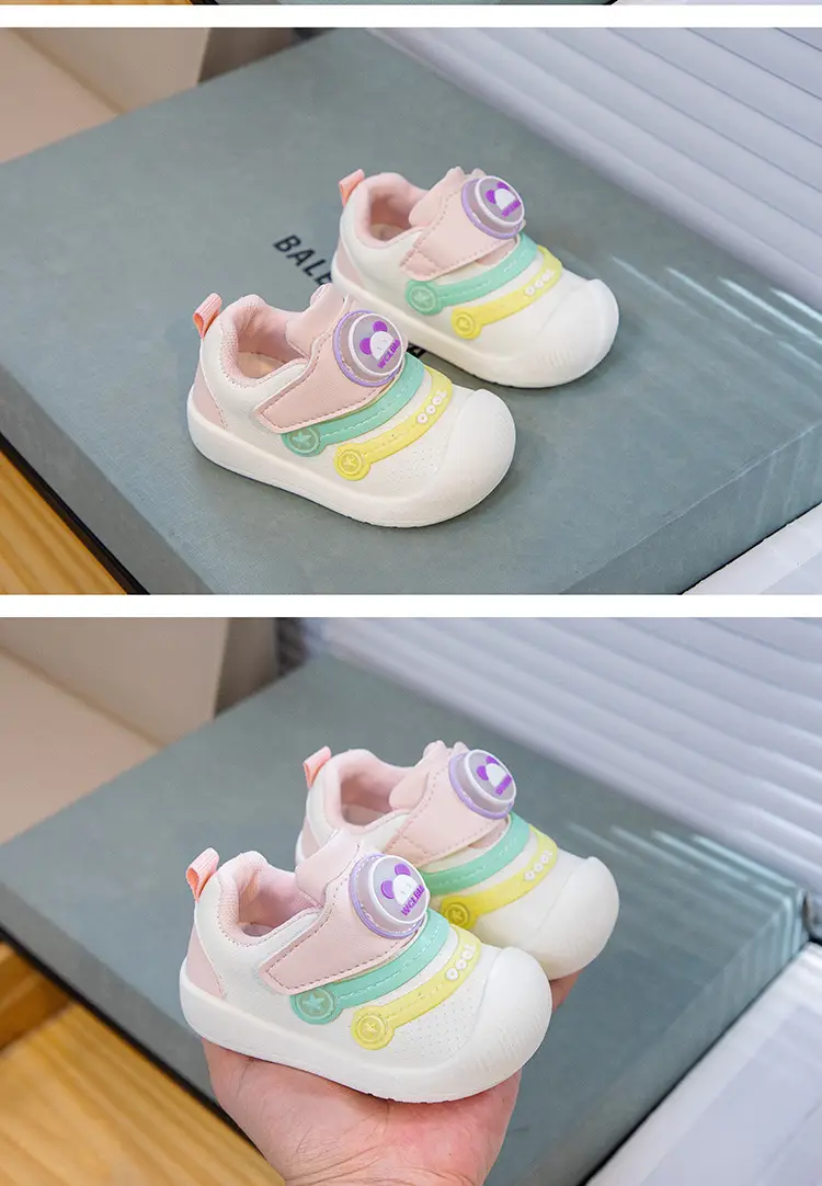 Baby Shoes Autumn New Style Breathable Boys' Indoor Soft Sole Non-slip Baby Toddler Shoes Girls' Single-layer Shoes sneaker — feature 9