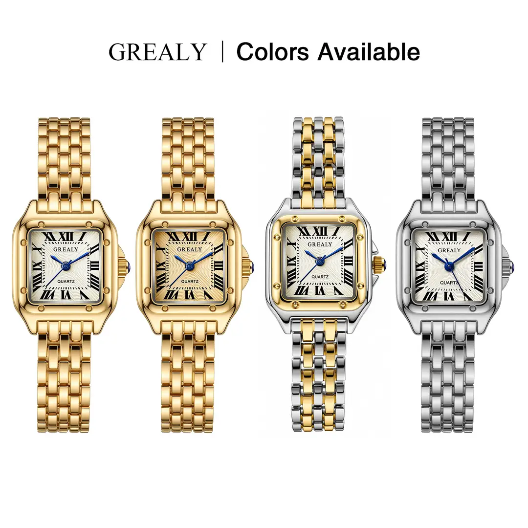 Cross-Border Hot-Selling Waterproof Women's Watches, Fashionable Quartz Watches, Square Watches, Customized New Watches, Women's Watches Wholesale - Image 13