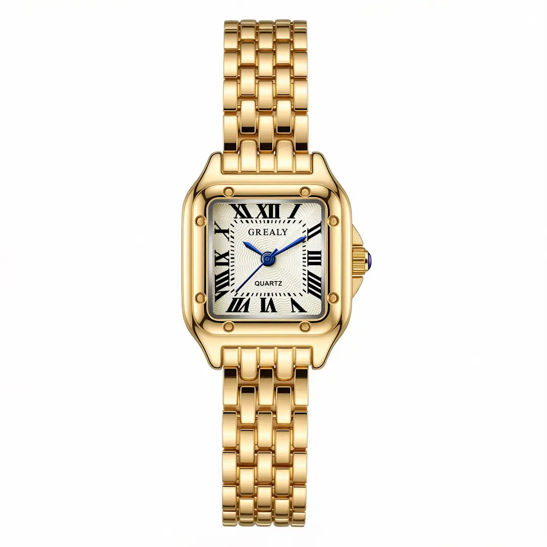 Cross-Border Hot-Selling Waterproof Women's Watches, Fashionable Quartz Watches, Square Watches, Customized New Watches, Women's Watches Wholesale - Image 2