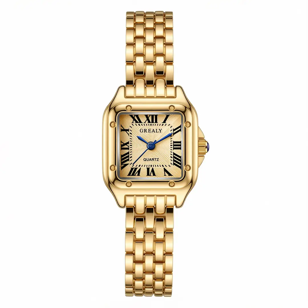 Cross-Border Hot-Selling Waterproof Women's Watches, Fashionable Quartz Watches, Square Watches, Customized New Watches, Women's Watches Wholesale - Image 4