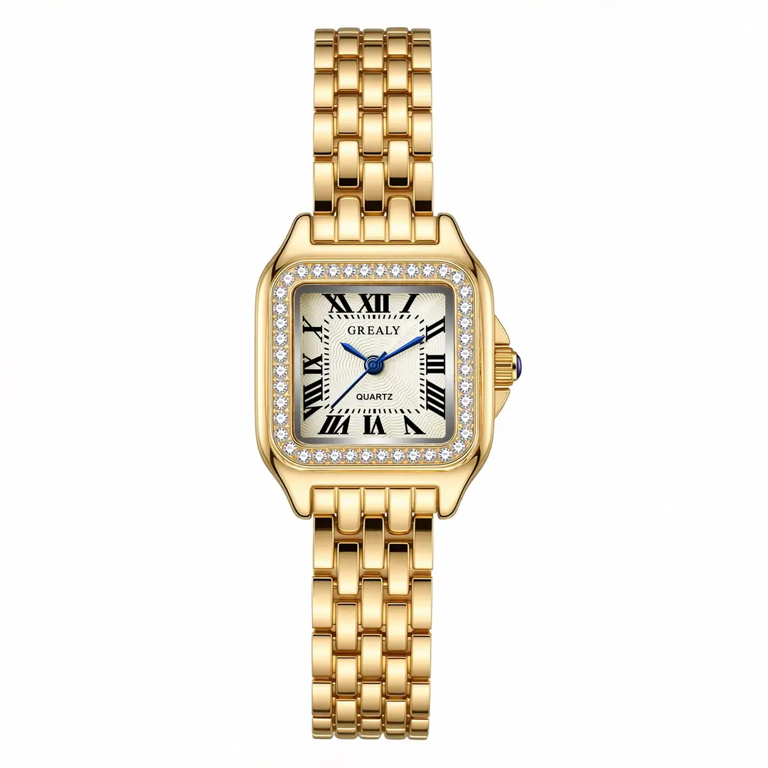 Cross-Border Hot-Selling Waterproof Women's Watches, Fashionable Quartz Watches, Square Watches, Customized New Watches, Women's Watches Wholesale - Image 5