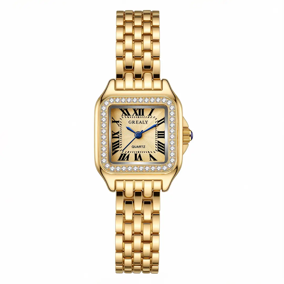 Cross-Border Hot-Selling Waterproof Women's Watches, Fashionable Quartz Watches, Square Watches, Customized New Watches, Women's Watches Wholesale - Image 7
