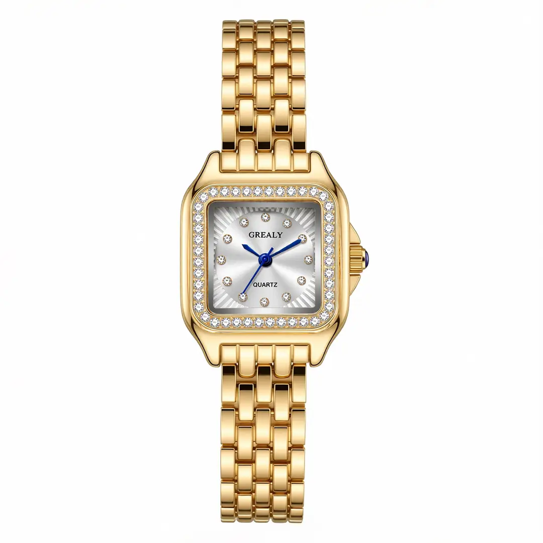 Cross-Border Hot-Selling Waterproof Women's Watches, Fashionable Quartz Watches, Square Watches, Customized New Watches, Women's Watches Wholesale - Image 8