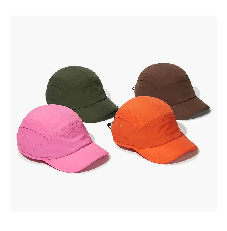 Pink 5-Panel Parent Cap for Girls Girls — feature 12