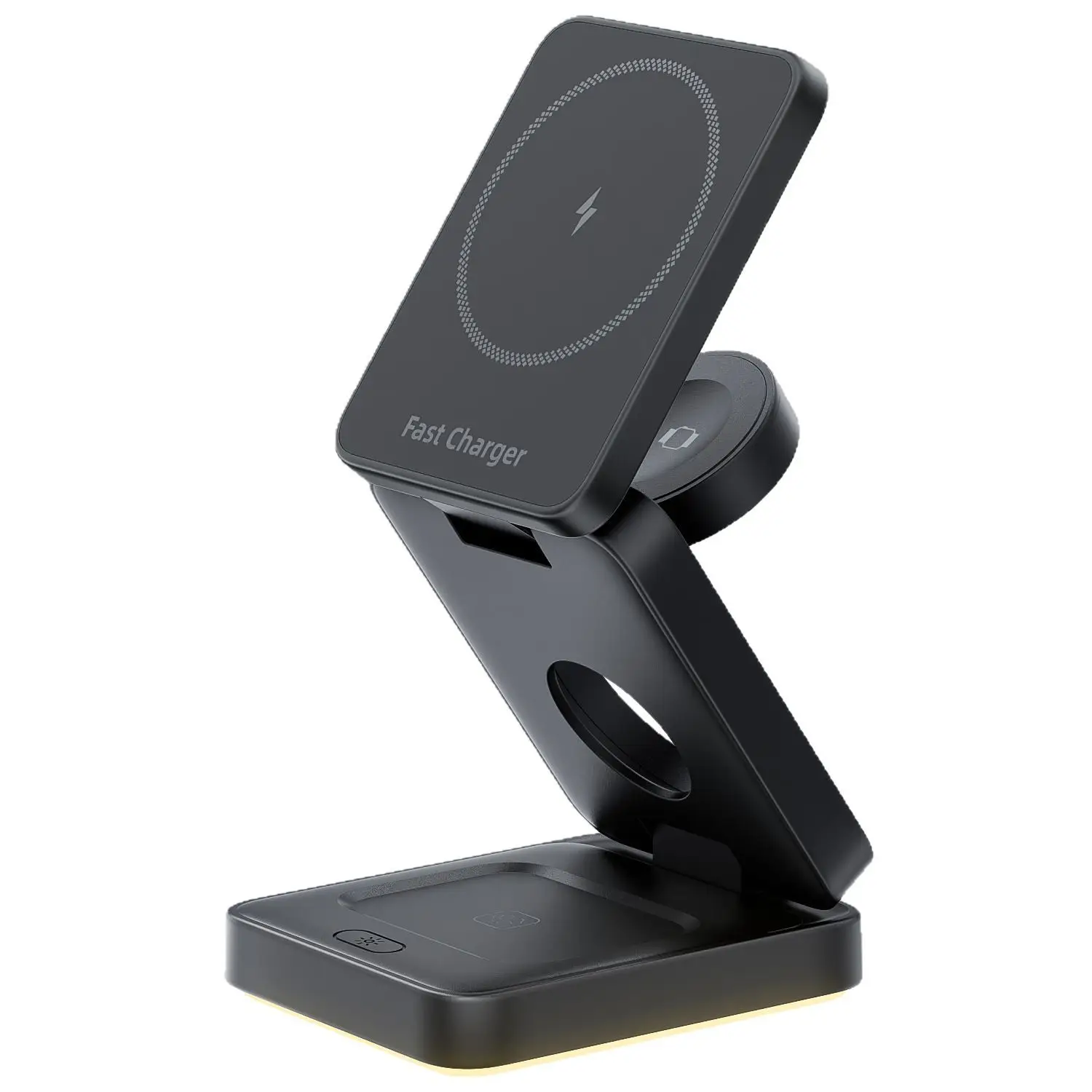 Three-In-One Wireless Charger with Light for Apple Phones & Watches - Image 7