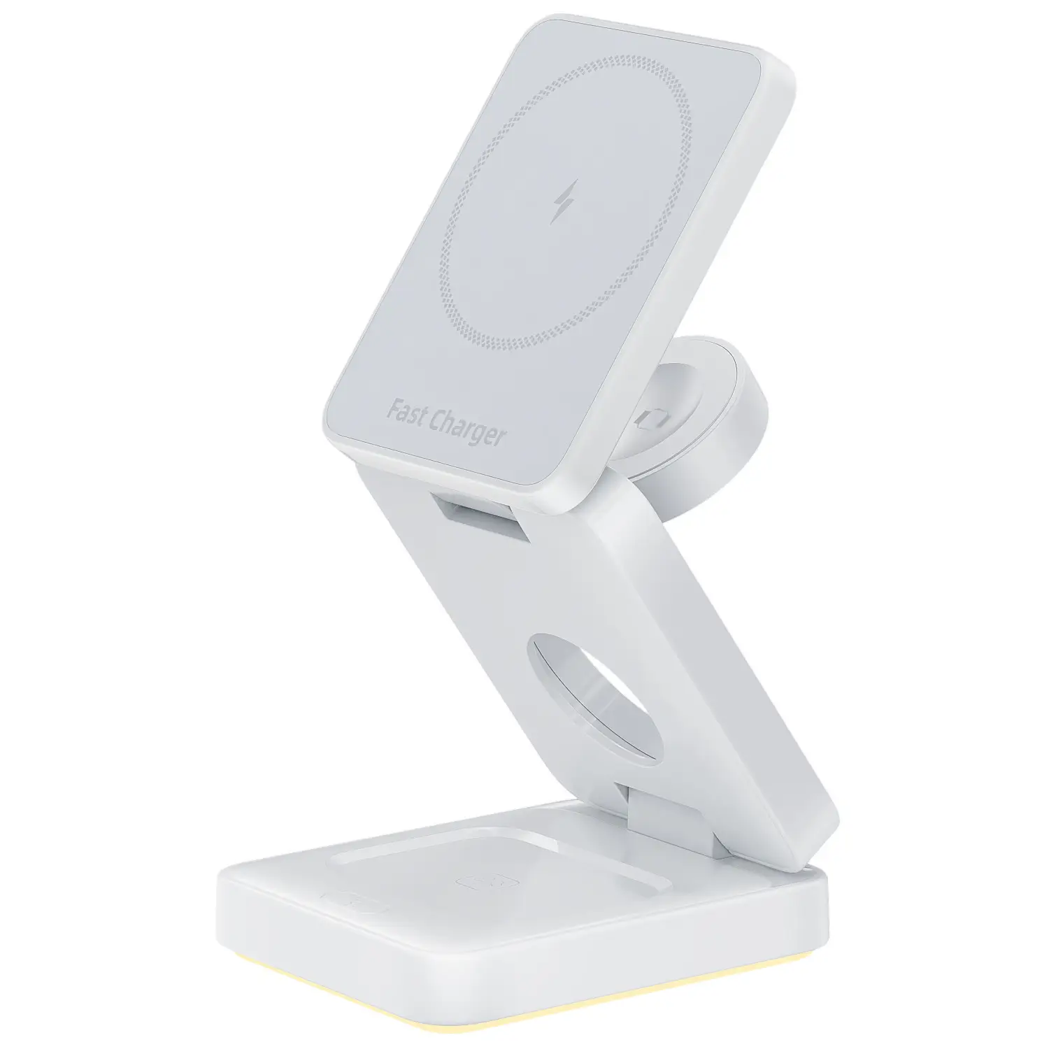 Three-In-One Wireless Charger with Light for Apple Phones & Watches - Image 2