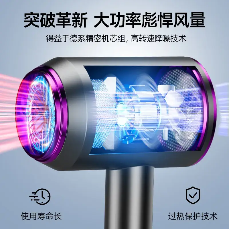 Cross-Border Hair Dryer with Blue Light & Negative Ion Technology - Image 8