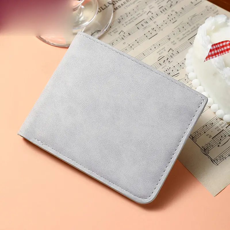 Japanese MUJ Card Holder Wallet Integrated Men's Ultra-thin Short Wallet Soft Wallet Multi-card Wallet