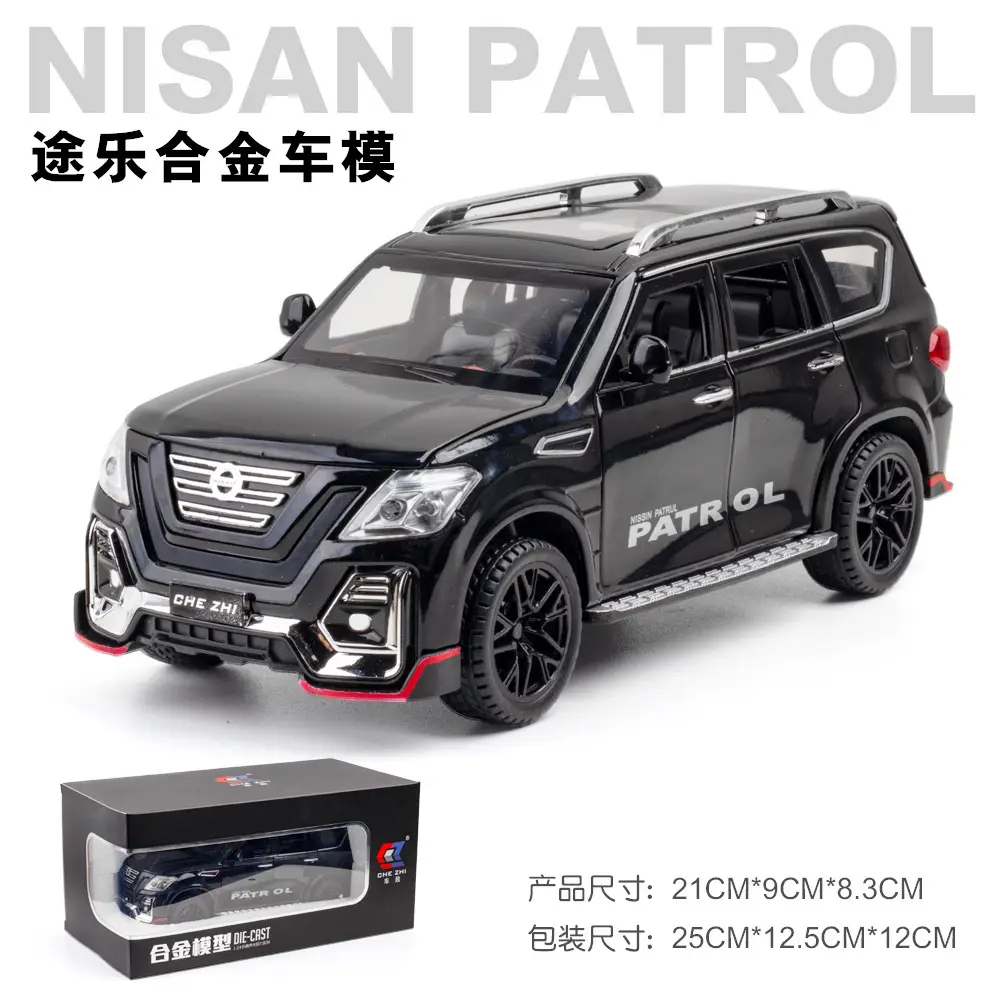 1:24 Big g G63 Large Alloy Car Model Off-Road Vehicle Six-Door with Sound and Light Pull Back Kidsren's Toy Car