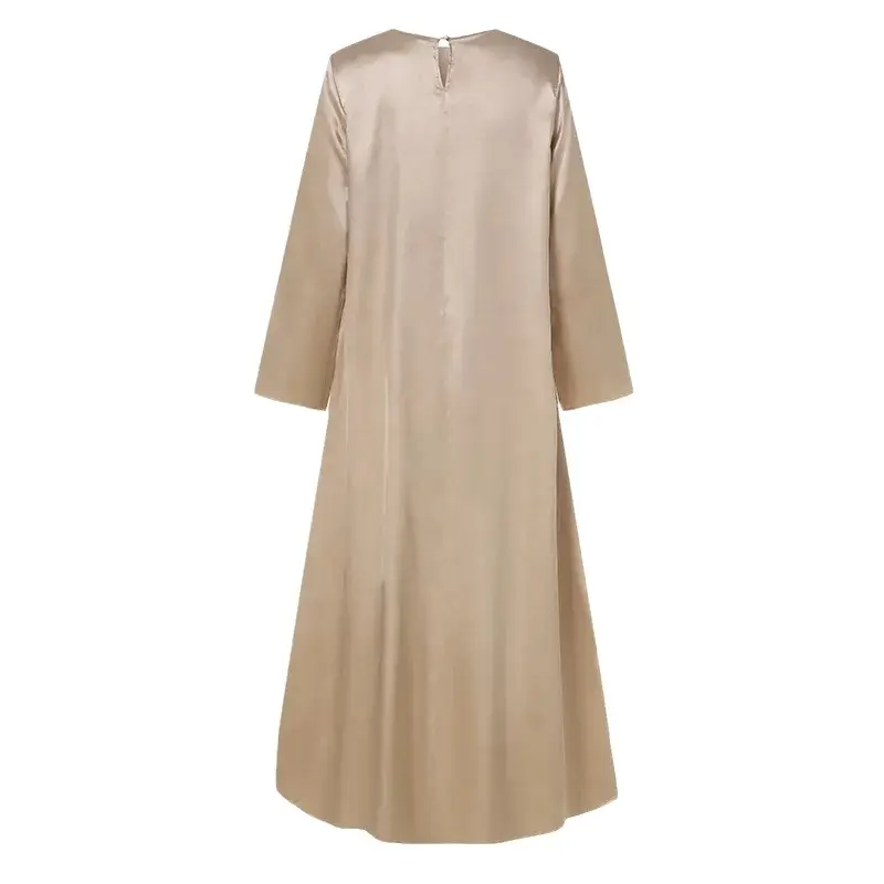 2024 New Cross-Border Women's Fashion Foreign Trade Long Robe Pullover Dress