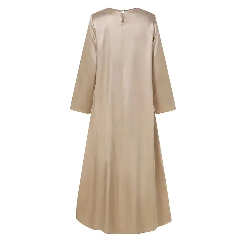 2024 New Cross-Border Women's Fashion Foreign Trade Long Robe Pullover Dress — feature 8