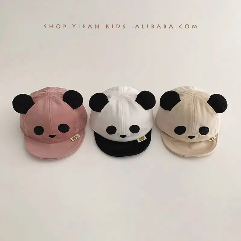 Cute Bear Ears Baby Cap Brown Warm Soft