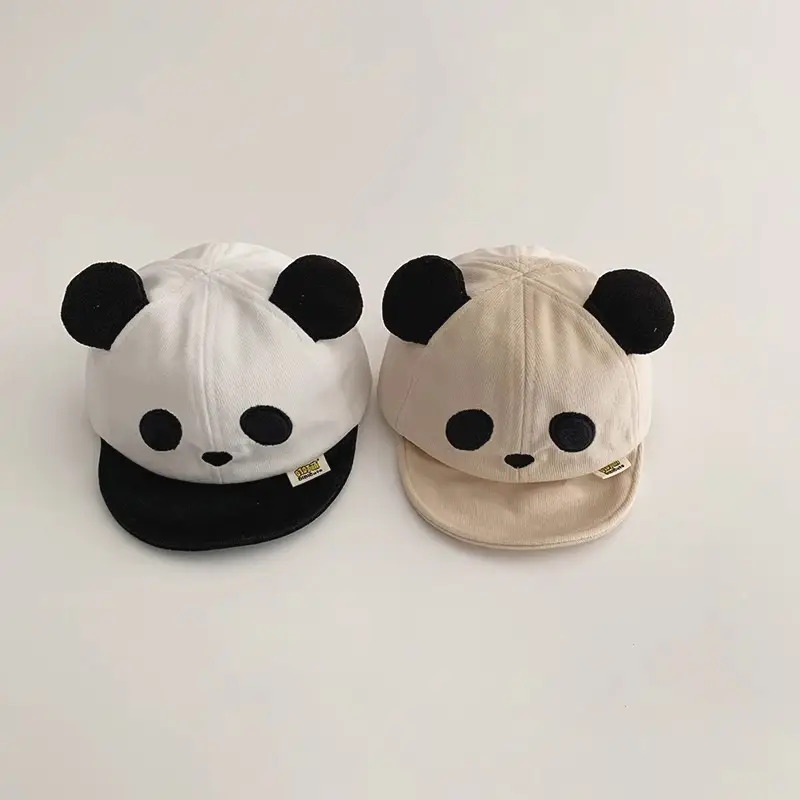 Cute Bear Ears Baby Cap Brown Warm Soft