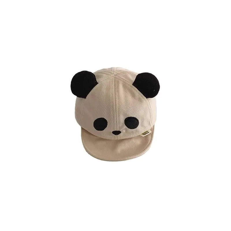 Cute Bear Ears Baby Cap Brown Warm Soft