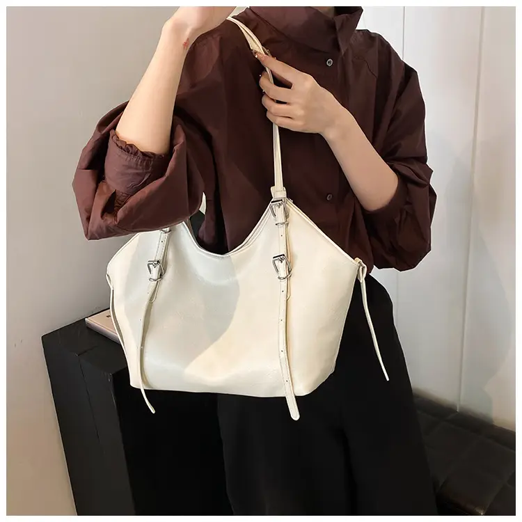 Women's Vintage Brown Tote Bag Large Capacity Crossbody — feature 17