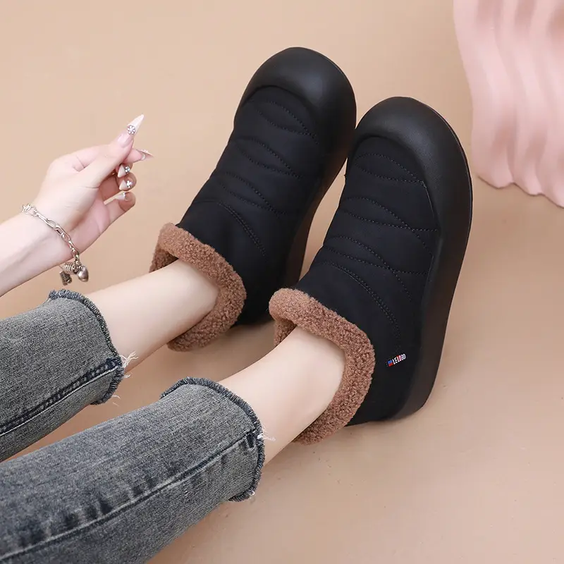 Women's 2025 Winter Slip-On Warm Boots with Plush Lining - Image 6