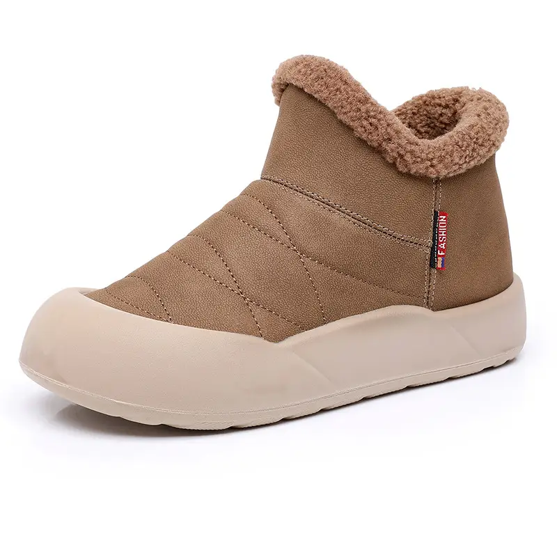 Women's 2025 Winter Slip-On Warm Boots with Plush Lining - Image 7