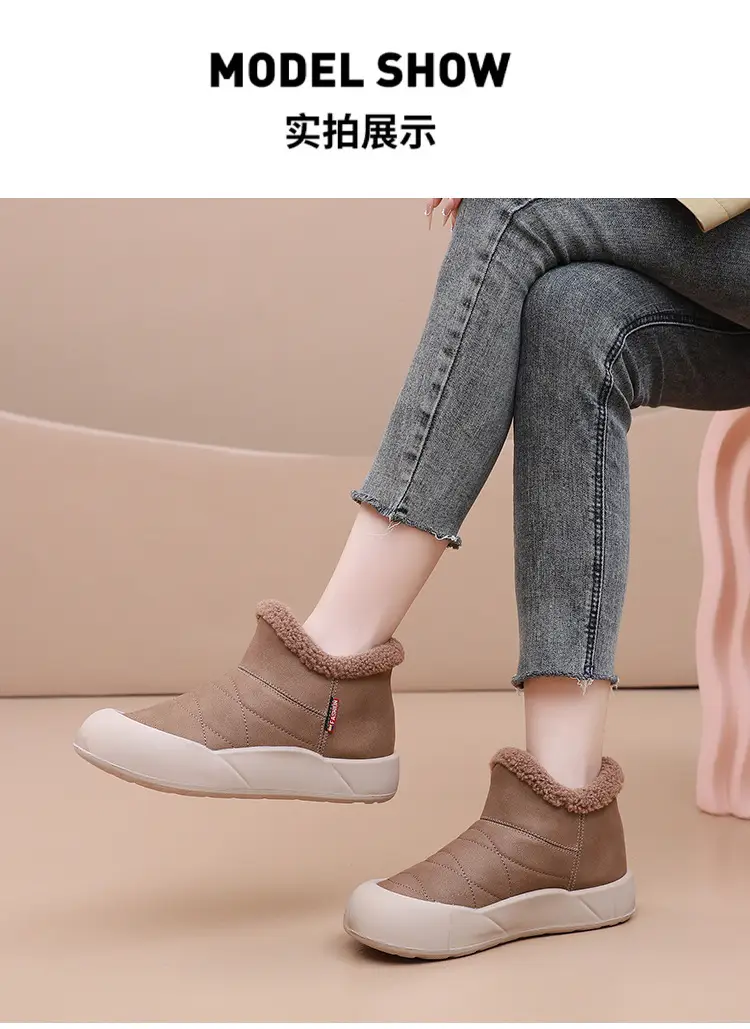 Women's 2025 Winter Slip-On Warm Boots with Plush Lining — feature 15