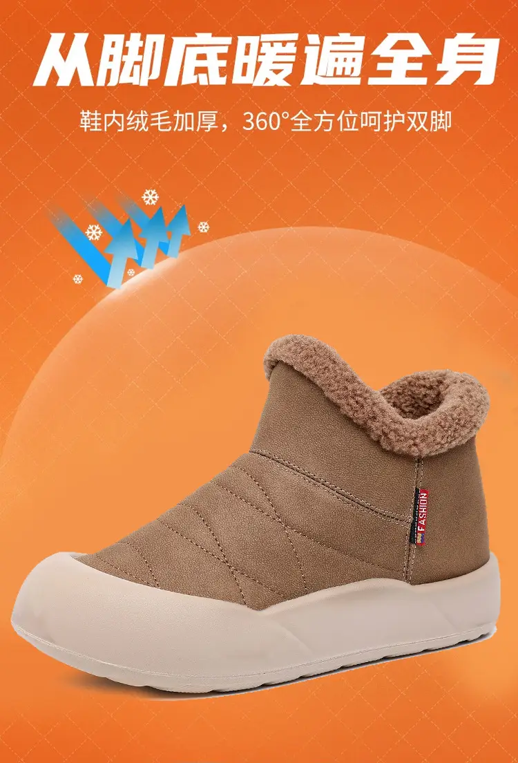 Women's 2025 Winter Slip-On Warm Boots with Plush Lining — feature 6
