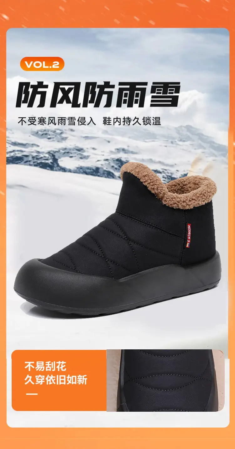 Women's 2025 Winter Slip-On Warm Boots with Plush Lining — feature 9