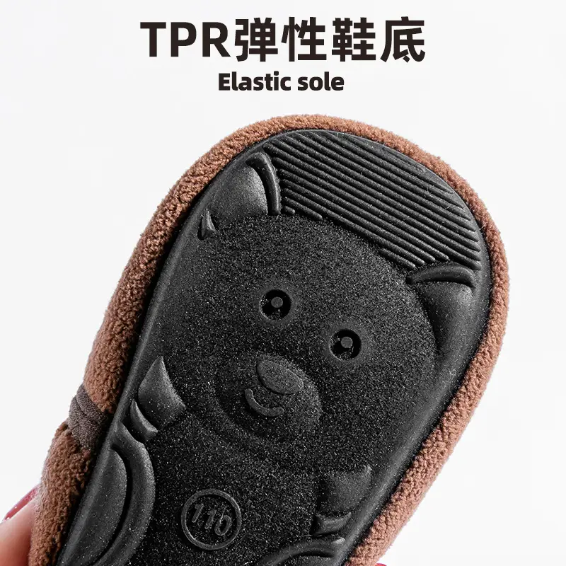 Fleece Lined Baby Socks Shoes Low to High Top Warm Cotton Autumn Winter
