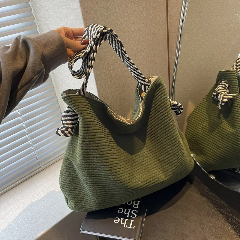 Casual Canvas Shoulder Bag Large Capacity Cross Border - Image 8