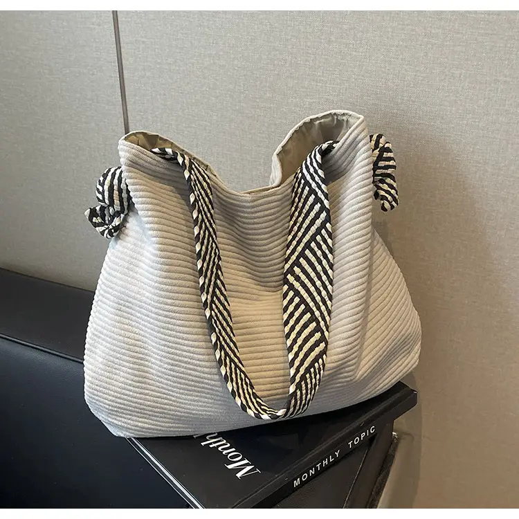 Casual Canvas Shoulder Bag Large Capacity Cross Border — feature 10