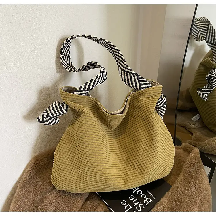 Casual Canvas Shoulder Bag Large Capacity Cross Border — feature 12