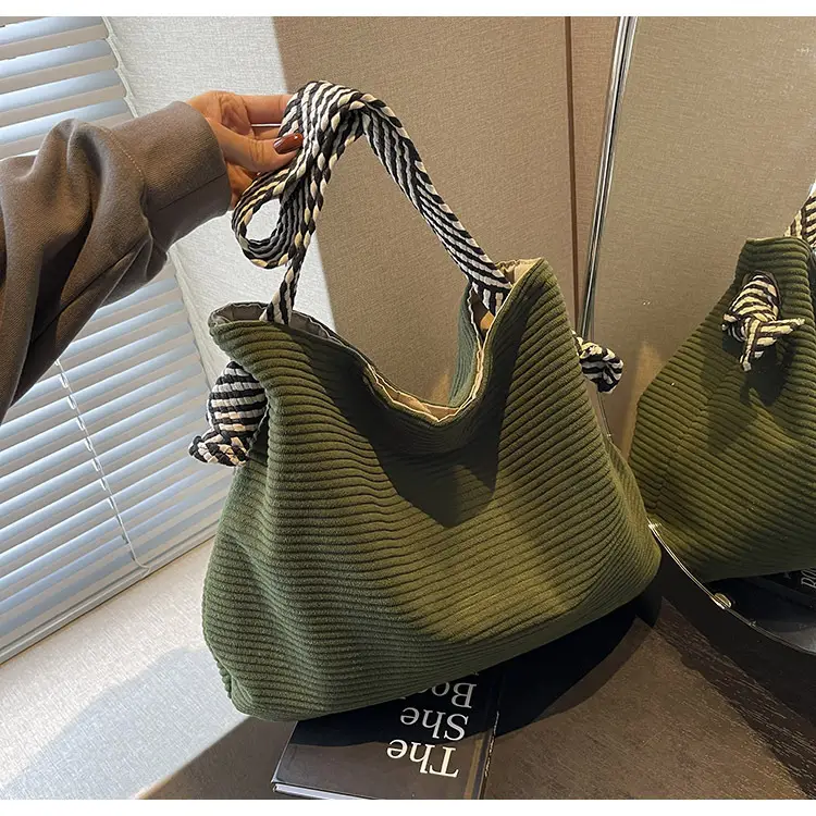 Casual Canvas Shoulder Bag Large Capacity Cross Border — feature 15