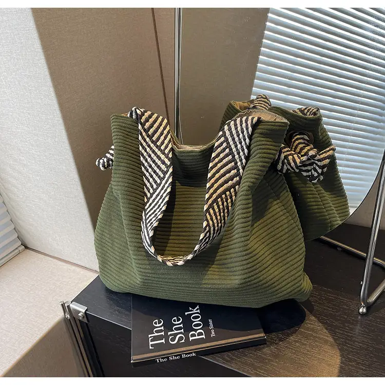 Casual Canvas Shoulder Bag Large Capacity Cross Border — feature 16