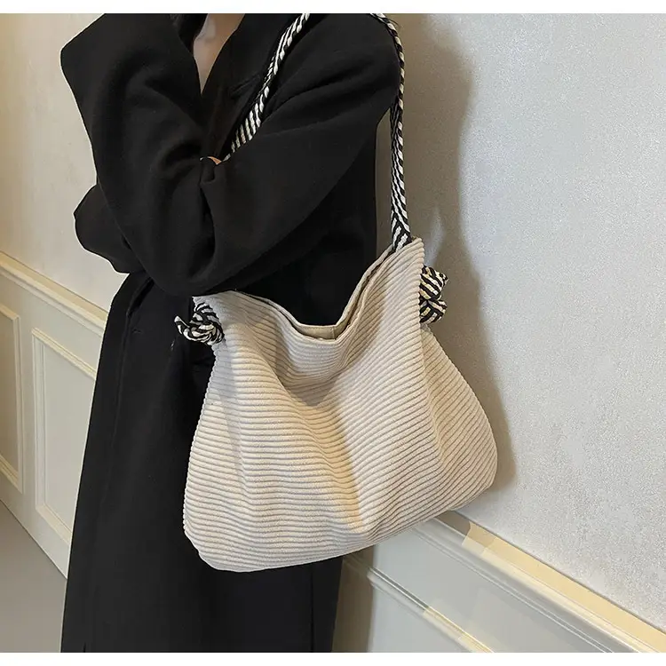 Casual Canvas Shoulder Bag Large Capacity Cross Border — feature 22
