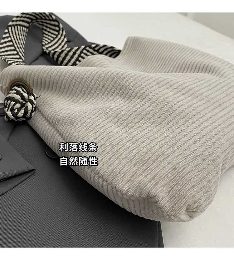 Casual Canvas Shoulder Bag Large Capacity Cross Border — feature 7