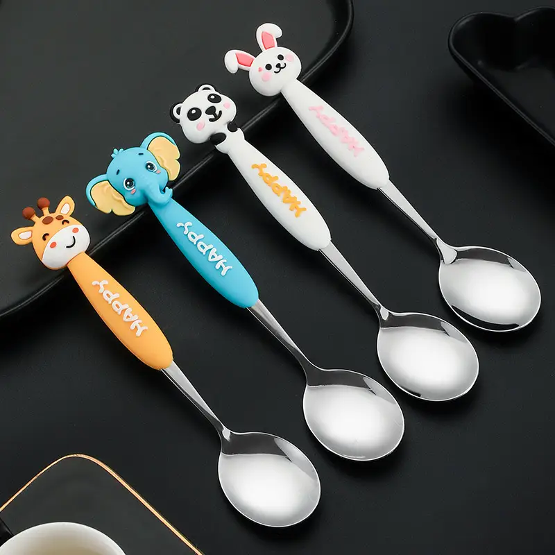 304 Stainless Steel Cartoon Fork for Kids