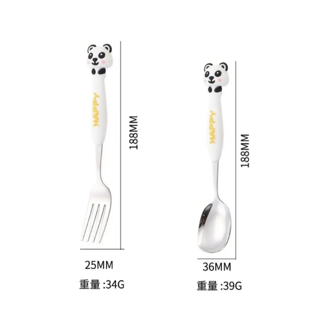 304 Stainless Steel Cartoon Fork for Kids