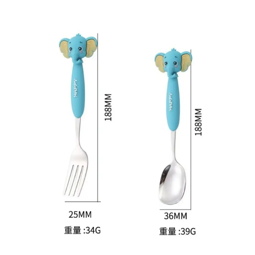 304 Stainless Steel Cartoon Fork for Kids