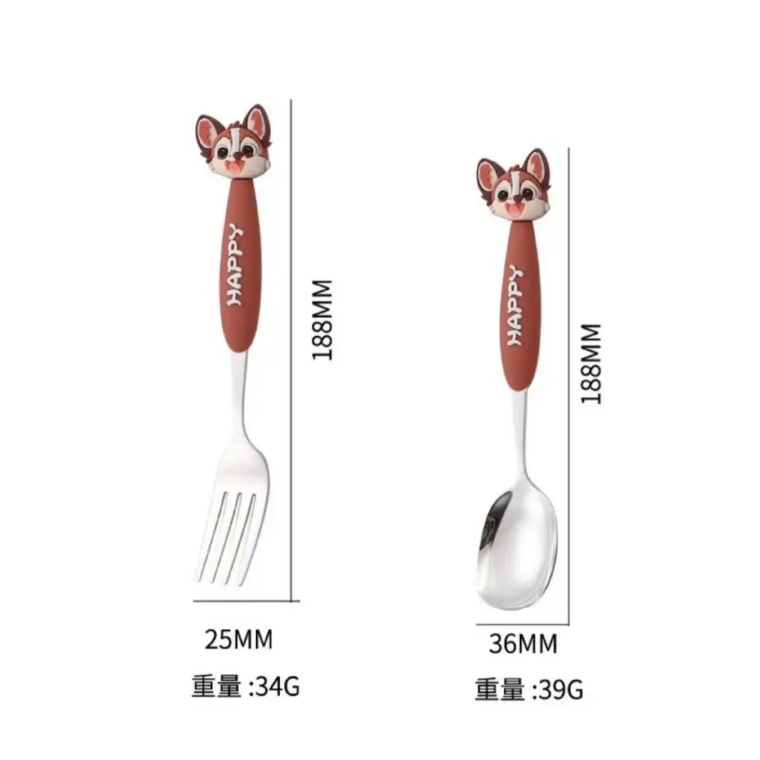 304 Stainless Steel Cartoon Fork for Kids