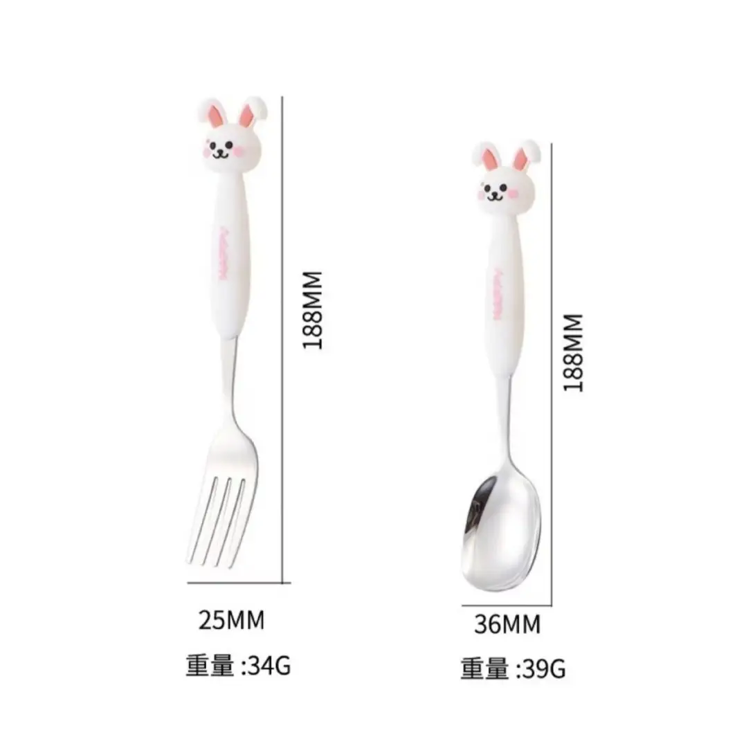 304 Stainless Steel Cartoon Fork for Kids